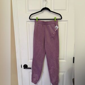NWT Hippie Rose Women’s Juniors' Fleece Mineral Wash Joggers XS Purple